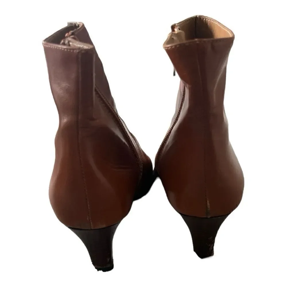 Coach Alexis Leather Ankle Booties size 6